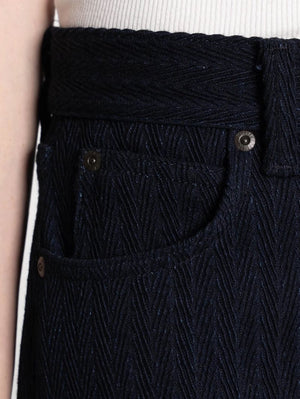 Naked & Famous Women's Wide Wild West Indigo Sugiaya Jeans