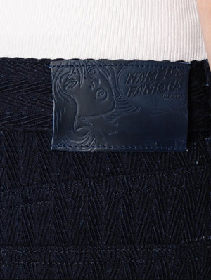 Naked & Famous Women's Wide Wild West Indigo Sugiaya Jeans