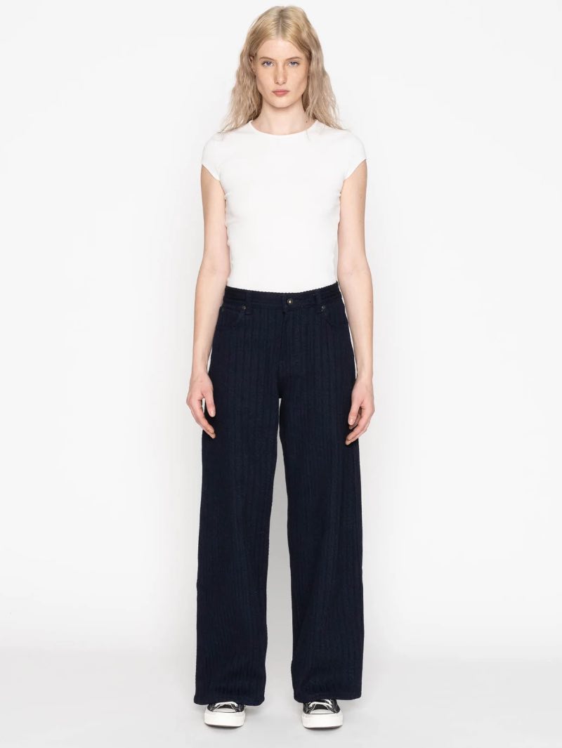 Naked & Famous Women's Wide Wild West Indigo Sugiaya Jeans