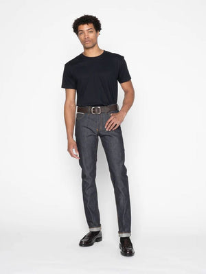 Naked & Famous Denim Brown Tan ThickBelt 7mm Leather