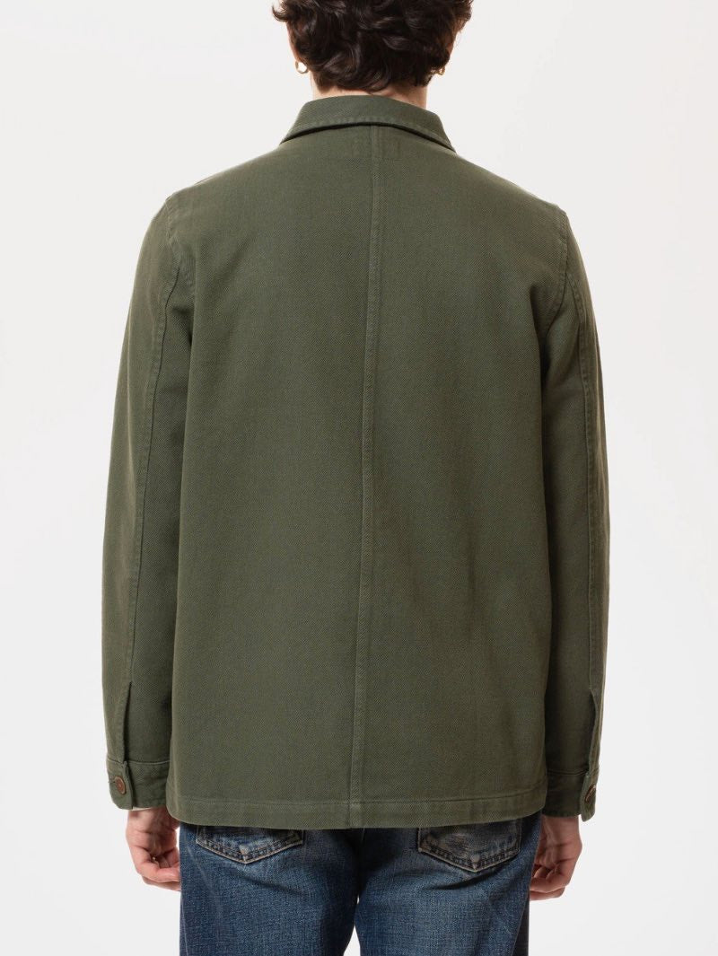 Nudie Jeans Olive Barney Worker Jacket
