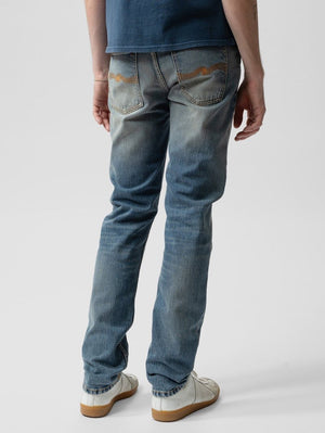 Nudie Jeans Solid Ollie Blue Clay Slight Tapered Fit