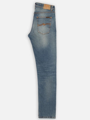 Nudie Jeans Solid Ollie Blue Clay Slight Tapered Fit
