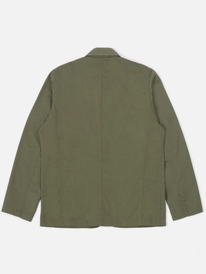 Universal Works Light Olive Baker's Jacket