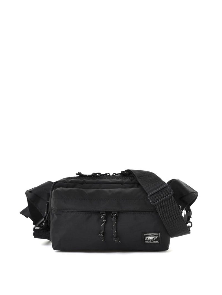 ☆未使用級☆【PORTER】現行 FORCE 2WAY WAIST BAG 黒 Porter Yoshida & Co Black Force 2 way waist Bag - Mildblend Supply Co