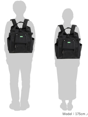 Porter Yoshida & Co Black Yellow Union Rucksack