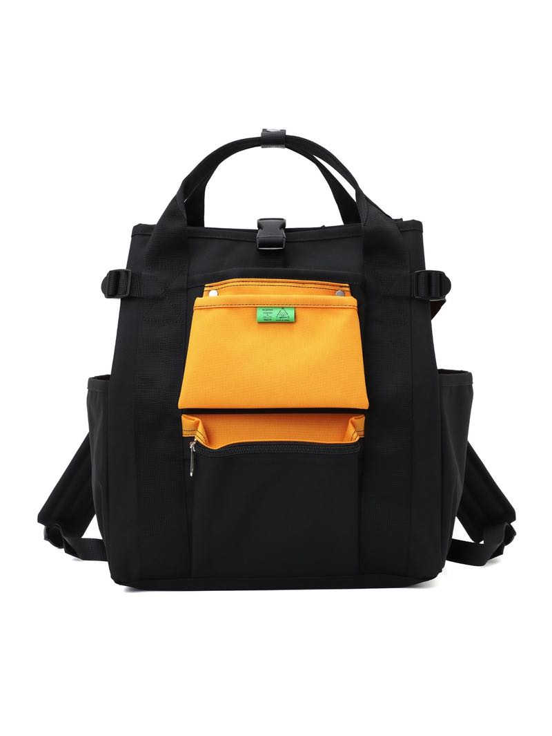 Porter Yoshida & Co Black Yellow Union Rucksack