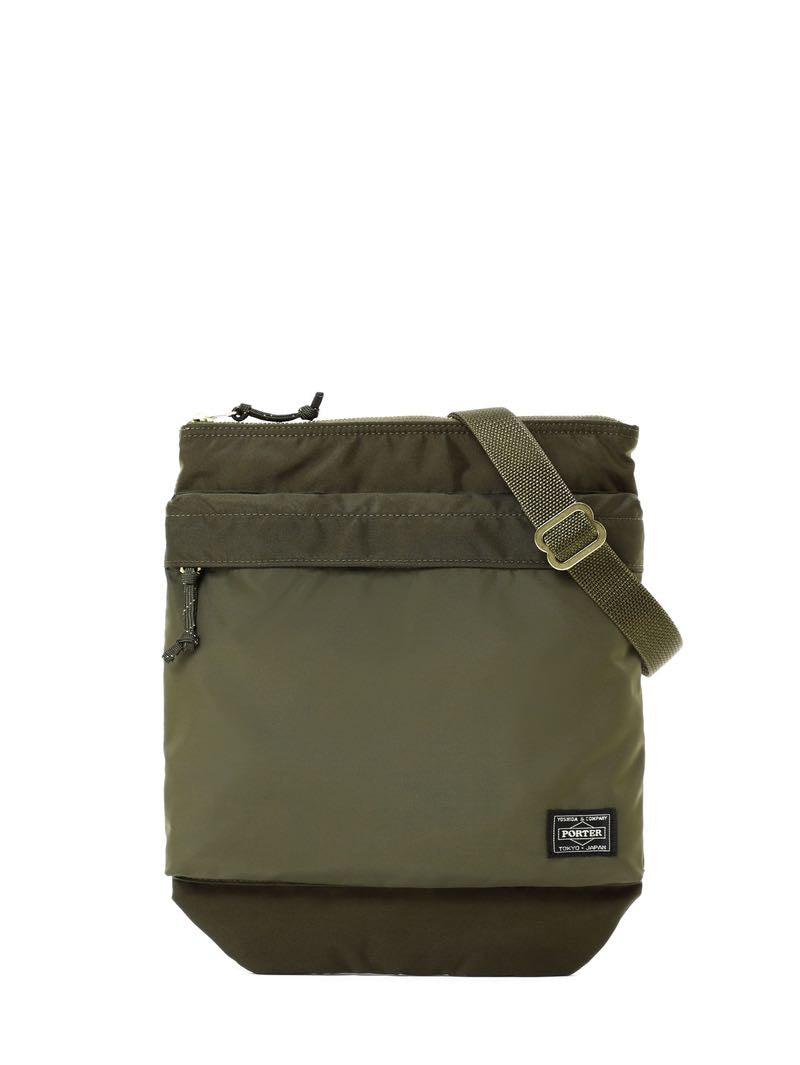 Porter Olive Medium Force Shoulder Bag