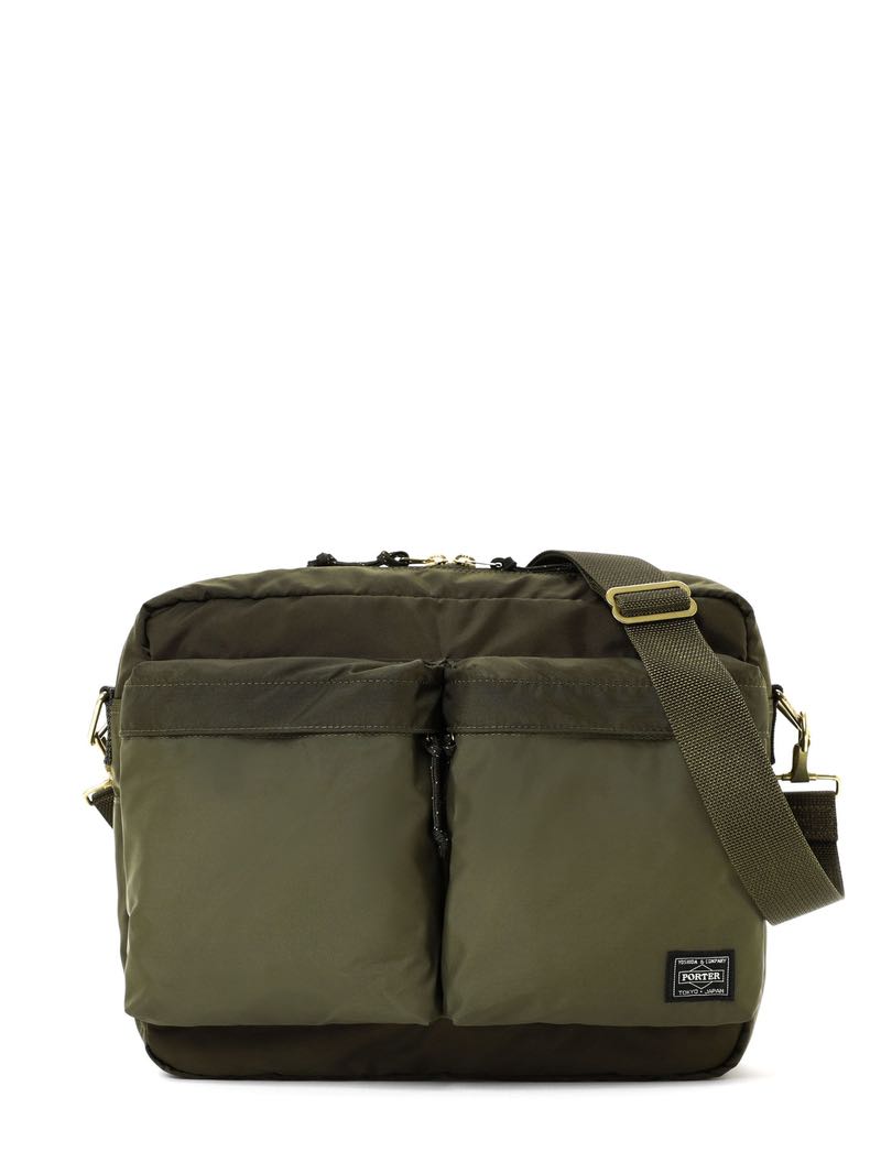 Porter Yoshida & Co Olive Force Shoulder BagPorter Yoshida & Co Olive Force Shoulder Bag