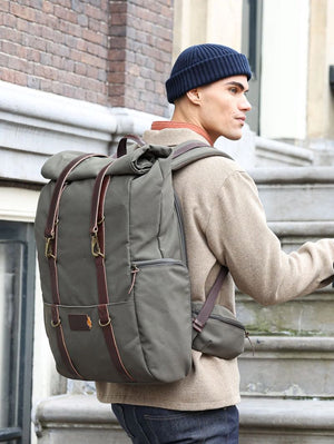 Property of… Dark Forest Brown Karl Travel Backpack | 44L