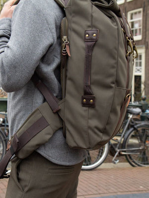 Property of… Dark Forest Brown Karl Travel Backpack | 44L