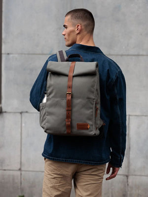 Property of… Moss Grey Alex backpack