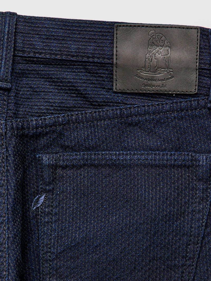 Pure Blue Japan 1177-ID Sashiko Pants Relaxed Taper