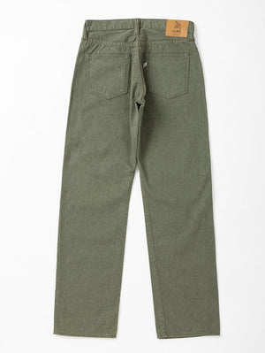 Pure Blue Japan 1181-OLV-003 12oz Selvedge Chinos Regular Straight - Olive