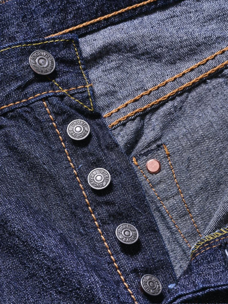 Pure Blue Japan 1182-002 10oz Denim Wide Piped Straight Selvedge