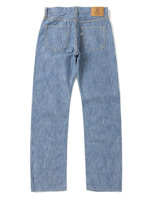 Pure Blue Japan 1186-1 14oz Slub Chambray 5-Pocket - Regular straight