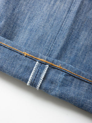Pure Blue Japan 1186-1 14oz Slub Chambray 5-Pocket - Regular straight