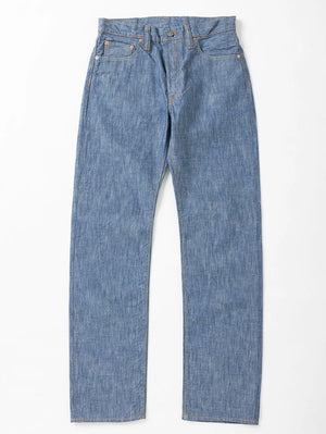 Pure Blue Japan 1186-1 14oz Slub Chambray 5-Pocket - Regular straight