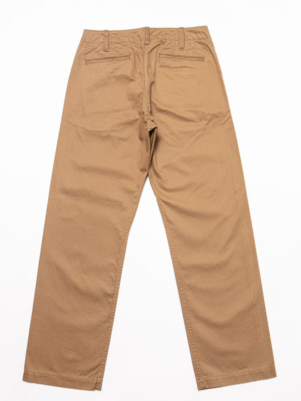 CALEE WEST POINT DAMAGE CHINO PANTS ダメージ Pure Blue Japan 1192-DCA Dry Touch West Point Trousers - Wide Fit