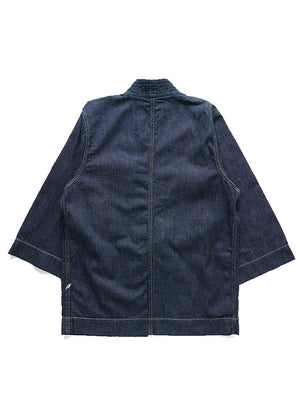 Pure Blue Japan 2242-ID HAORI Style Denim Shirt Jacket