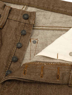 Pure Blue Japan BR-14oz-003 14oz Brown Regular Straight WashPure Blue Japan BR-14oz-003 14oz Brown Regular Straight WashPure Blue Japan BR-14oz-003 14oz Brown Regular Straight Wash