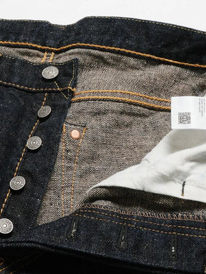 Pure Blue Japan CCBE-003 14oz Camel-core x Indigo - Regular Straight