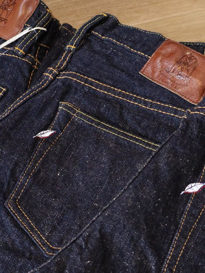 Pure Blue Japan CCBE-013 14oz Camel-core x Indigo Slim Tapered