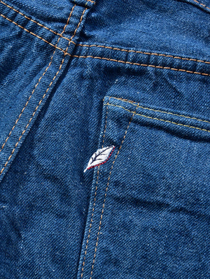 Pure Blue Japan GRE-003 14oz Greencast Indigo Regular Straight Wash