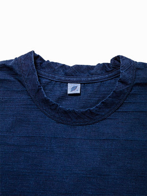 Pure Blue Japan SS-SLB-5011-ID Indigo 8oz Slub Jersey T-shirt