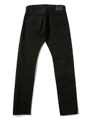 Pure Blue Japan TCD-013-BR 14.5oz Teacore Black x Brown Denim Slim Tapered