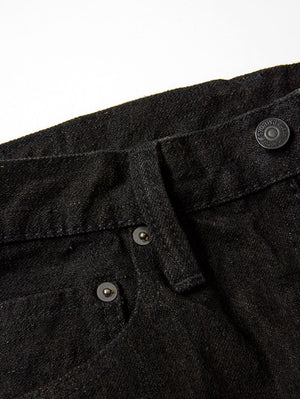 Pure Blue Japan TCD-013-BR 14.5oz Teacore Black x Brown Denim Slim Tapered