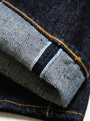 Pure Blue Japan XX-002 14oz Selvedge Denim Piped Straight Wash