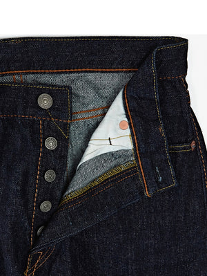 Pure Blue Japan XX-002 14oz Selvedge Denim Piped Straight Wash