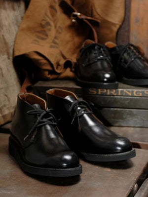 Red Wing 9196 Postman Chukka Black Chaparral