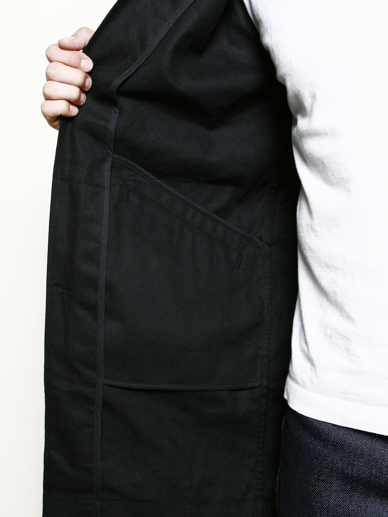 Rogue Territory Black Waxed Trench Coat