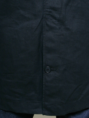 Rogue Territory Black Waxed Trench Coat