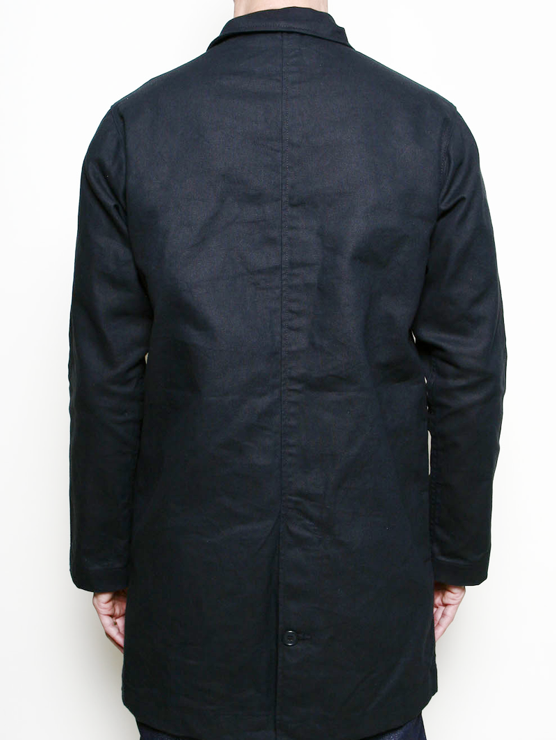 Rogue Territory Black Waxed Trench Coat