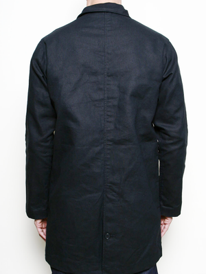 Rogue Territory Black Waxed Trench Coat