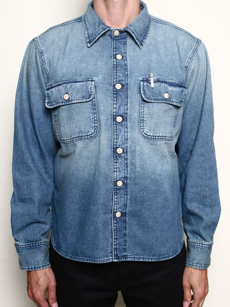 Rogue Territory Field Shirt Washed Out Indigo