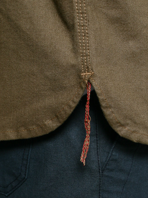 Rogue Territory Golden Brown Dyed Canvas Work Shirt