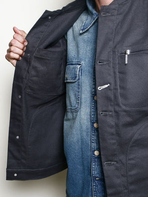 Rogue Territory Grey Supply Vest Dry Wax Canvas