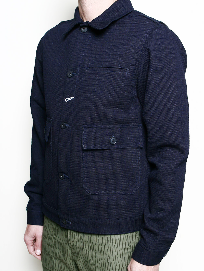 Rogue Territory Indigo Sashiko Ranger Jacket - Mildblend Supply Co