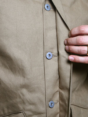 Rogue Territory Khaki Trench Coat Dry Wax Canvas