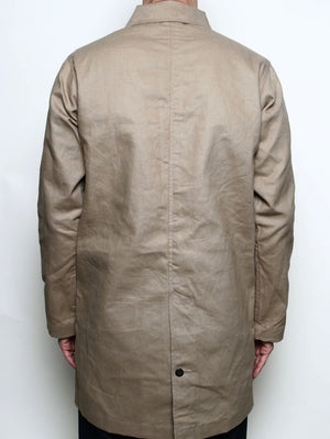 Rogue Territory Khaki Trench Coat Dry Wax Canvas