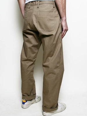 Rogue Territory RELAXED TROUSER DYED KHAKI SELVEDGE