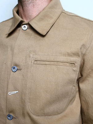 Rogue Territory Tan  Supply Jacket Rinsed Selvedge Denim