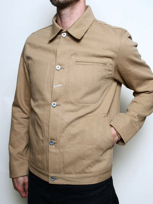 Rogue Territory Tan  Supply Jacket Rinsed Selvedge Denim