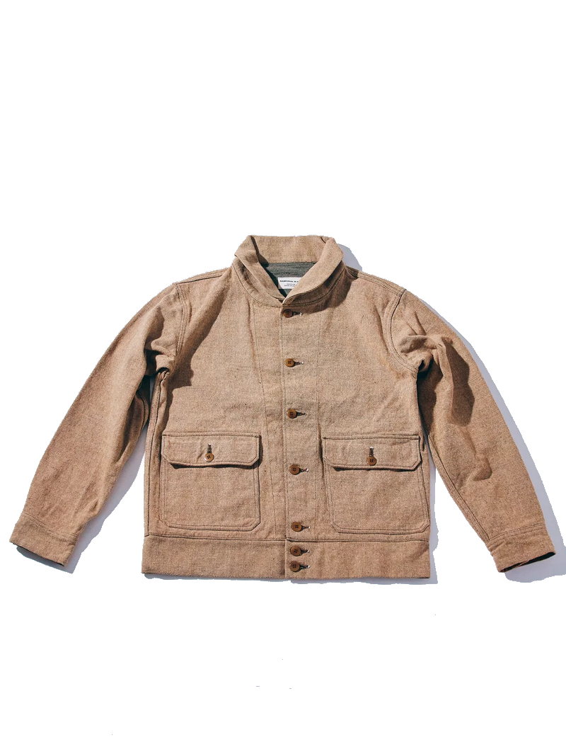 Samurai Jeans Beige Elemental Flannel Jacket