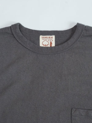 Samurai Jeans Kuromame SJST-SC03 Japanese Pocket T-shirt