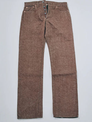 Samurai Jeans S0150BRX 15oz Kanoko Brown Denim Regular Straight